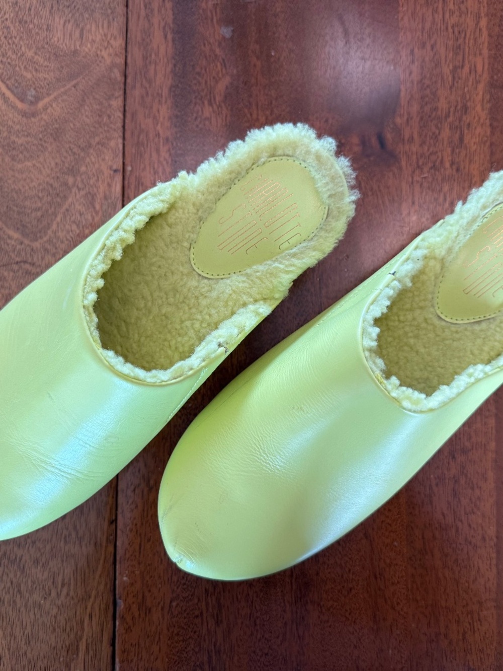 Charlotte Stone Fleece Lined Clog - Green